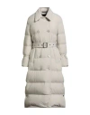 Moorer Woman Puffer Ivory Size 12 Polyamide, Polyurethane In Neutral
