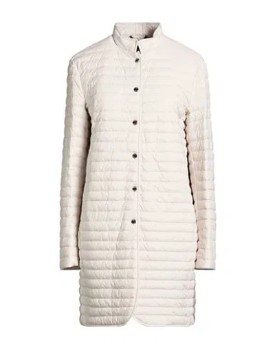 Moorer Woman Puffer Ivory Size 4 Polyamide, Polyurethane In White