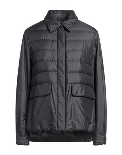 Moorer Woman Puffer Lead Size 10 Polyester, Polyamide In Grey