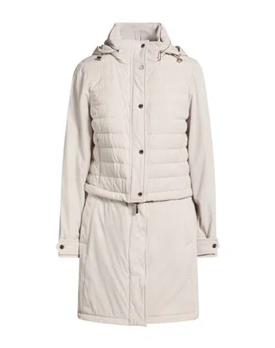 Moorer Woman Puffer Light Grey Size 4 Polyamide, Polyurethane In Neutral