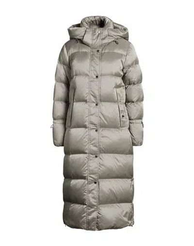 Moorer Woman Puffer Light Grey Size 6 Polyamide In Gray