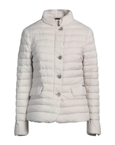 Moorer Woman Puffer Light Grey Size 6 Polyamide, Polyurethane In Grey