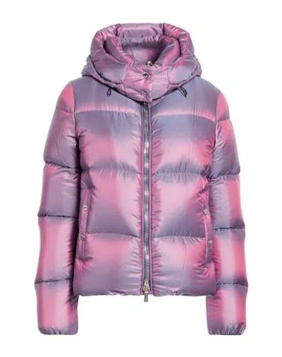 Moorer Woman Puffer Lilac Size 4 Polyamide In Purple
