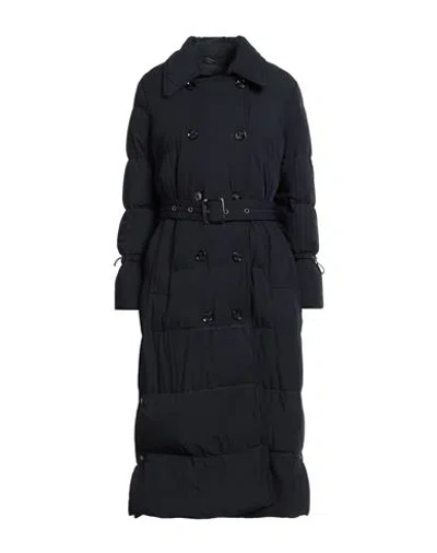 Moorer Woman Puffer Midnight Blue Size 10 Polyamide, Polyurethane In Multi
