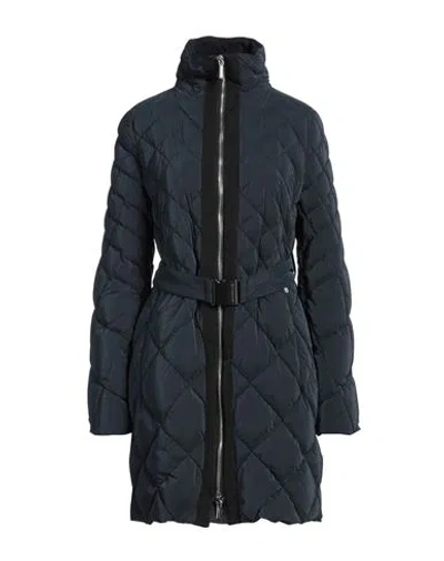 Moorer Woman Puffer Midnight Blue Size 4 Polyamide, Polyester, Wool, Cashmere
