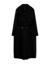 Moorer Woman Puffer Midnight Blue Size 6 Wool, Cashmere, Viscose In Black