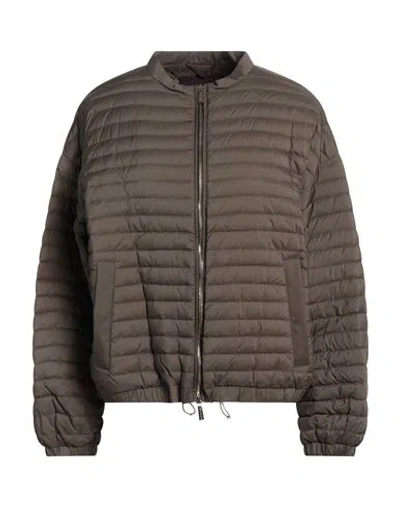 Moorer Woman Puffer Military Green Size 0 Polyamide, Polyurethane