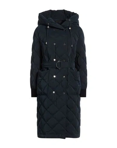 Moorer Woman Puffer Navy Size 6 Polyamide, Polyester In Blue