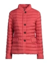 Moorer Woman Puffer Red Size 6 Polyamide, Polyurethane
