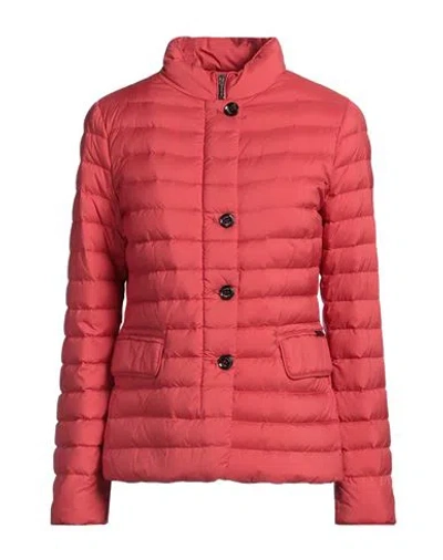 Moorer Woman Puffer Red Size 6 Polyamide, Polyurethane