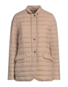 Moorer Woman Puffer Sand Size 10 Polyamide, Polyurethane In Beige