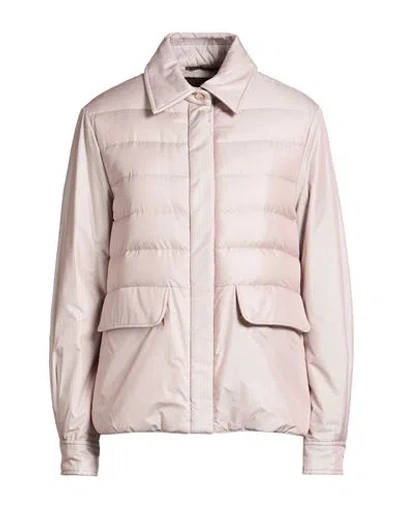 Moorer Woman Puffer Taupe Size 10 Polyester, Polyamide In Neutral