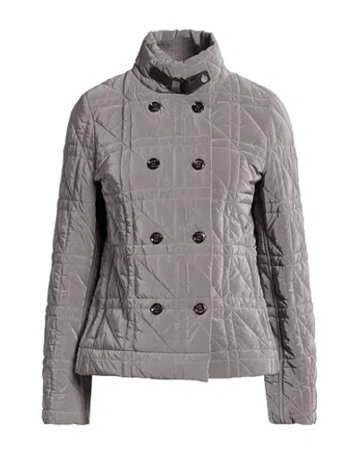 Moorer Woman Puffer Taupe Size 4 Polyamide, Polyester In Gray