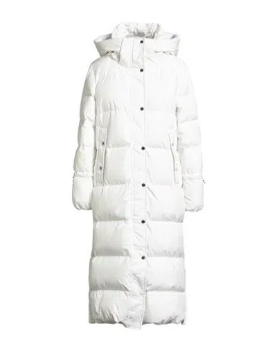 Moorer Woman Puffer White Size 6 Polyester