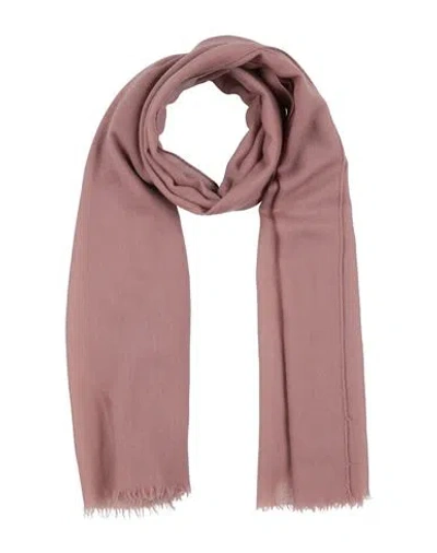 Moorer Woman Scarf Antique Rose Size - Cashmere In Pink