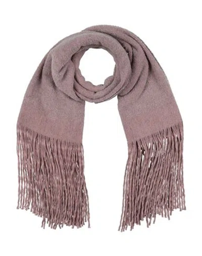 Moorer Woman Scarf Antique Rose Size - Wool, Alpaca Wool, Polyamide In Pink