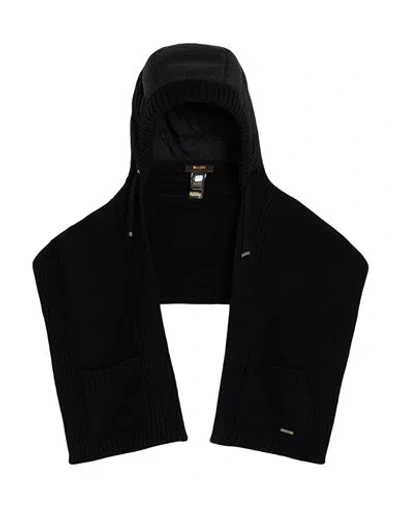 Moorer Woman Scarf Black Size - Polyester