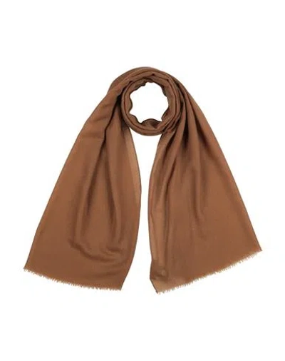 Moorer Woman Scarf Camel Size - Cashmere In Beige