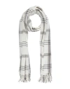 Moorer Woman Scarf Cream Size - Virgin Wool, Polyamide In White