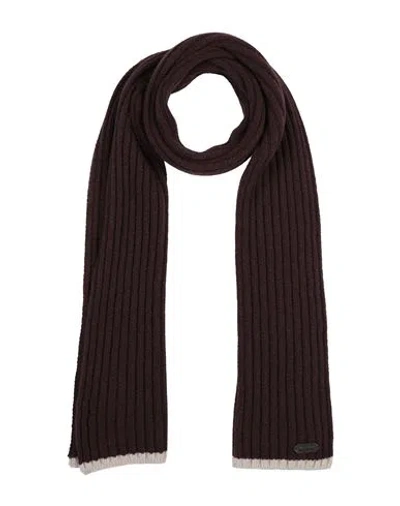 Moorer Woman Scarf Plum Size - Cotton In Purple