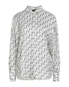 Moorer Woman Shirt Off White Size 6 Polyester, Cotton In White