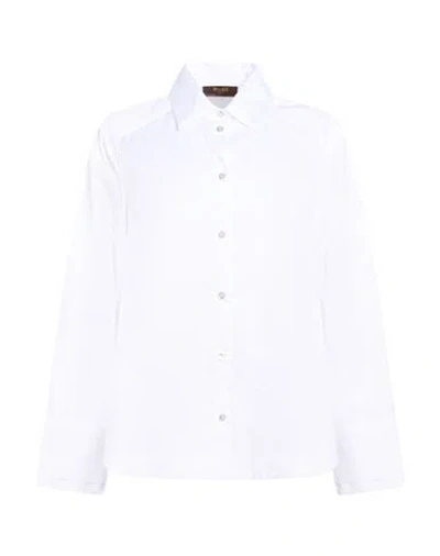 Moorer Woman Shirt White Size 10 Cotton
