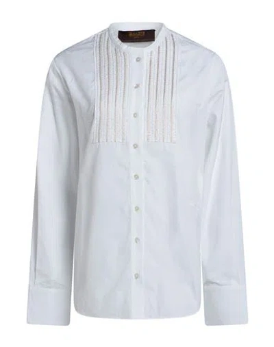 Moorer Woman Shirt White Size 4 Cotton