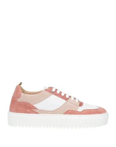 Moorer Woman Sneakers Antique Rose Size 10 Leather In Multi