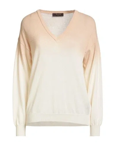 Moorer Woman Sweater Beige Size 4 Cashmere In Neutral