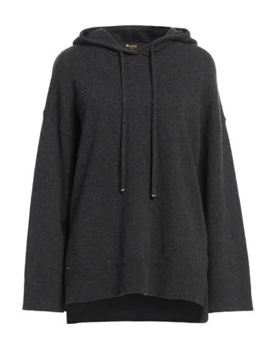Moorer Woman Sweater Charcoal Size 10 Cashmere