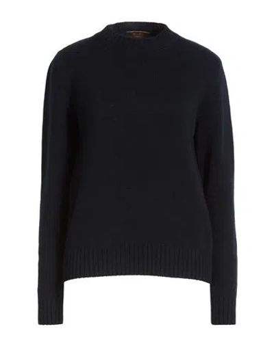 Moorer Woman Sweater Midnight Blue Size 4 Wool, Cashmere