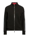 Moorer Woman Sweatshirt Black Size 4 Polypropylene, Polyamide, Elastane In Black