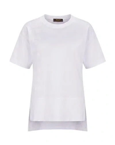 Moorer Woman T-shirt Off White Size 4 Cotton