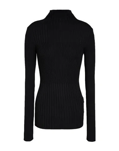 Moorer Woman Turtleneck Black Size 4 Wool, Silk, Cashmere