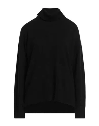 Moorer Woman Turtleneck Black Size 6 Cashmere