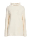 Moorer Woman Turtleneck Ivory Size 4 Cashmere