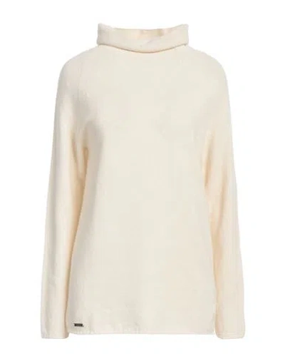 Moorer Woman Turtleneck Ivory Size 4 Cashmere