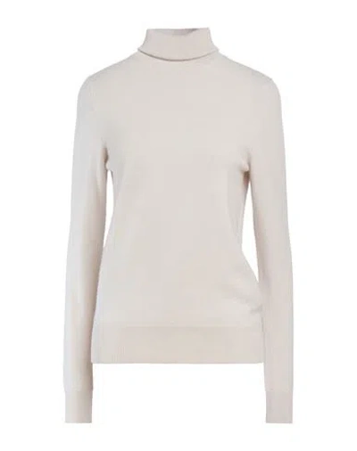 Moorer Woman Turtleneck Light Grey Size 2 Cashmere In White