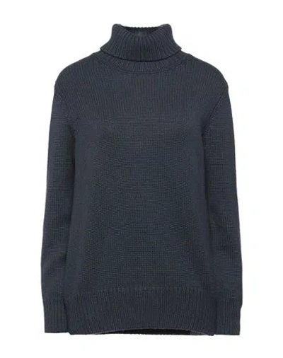 Moorer Woman Turtleneck Midnight Blue Size 4 Cashmere