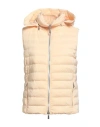 Moorer Woman Vest Apricot Size 8 Polyamide, Polyester