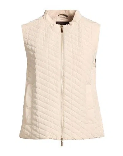 Moorer Woman Vest Cream Size 4 Polyamide, Polyacrylic In White