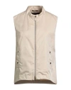 Moorer Woman Vest Cream Size 8 Polyester In Neutral