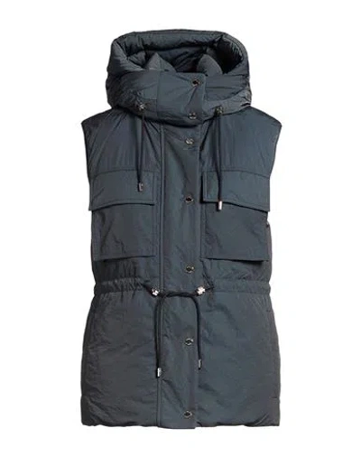 Moorer Woman Vest Deep Teal Size 4 Polyamide In Green