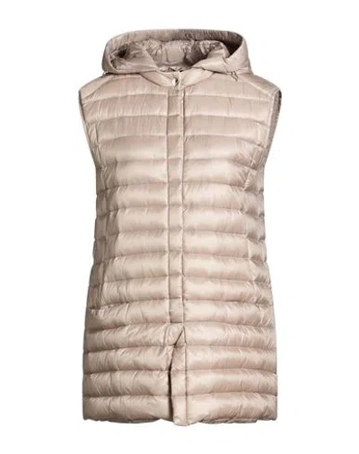 Moorer Woman Vest Light Grey Size 10 Polyamide In Multi