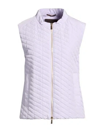 Moorer Woman Vest Lilac Size 4 Polyamide, Polyacrylic In Purple