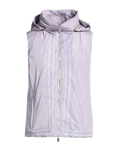 Moorer Woman Vest Lilac Size 4 Polyester In Purple
