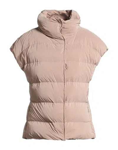 Moorer Woman Vest Sand Size 4 Polyamide, Polyester In Pink