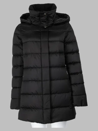 Moorer Women's Italian-made Sequin-blend Trench Coat In Black