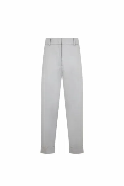 Moorer Women's Sabrina Tailored Trouser In Latte In Multi