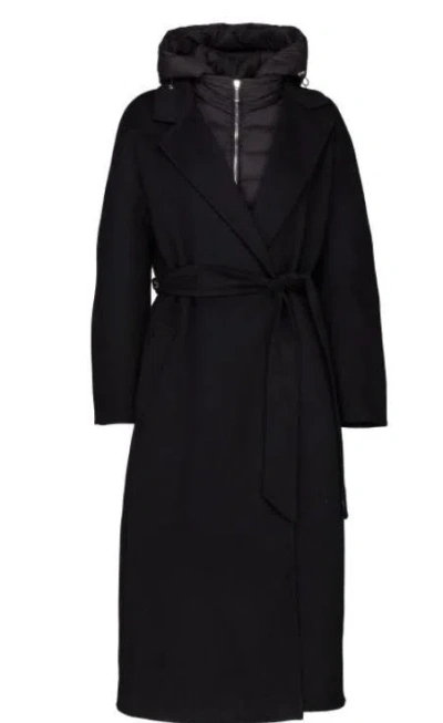 Moorer Wool Blend Stylish Jacket In Black